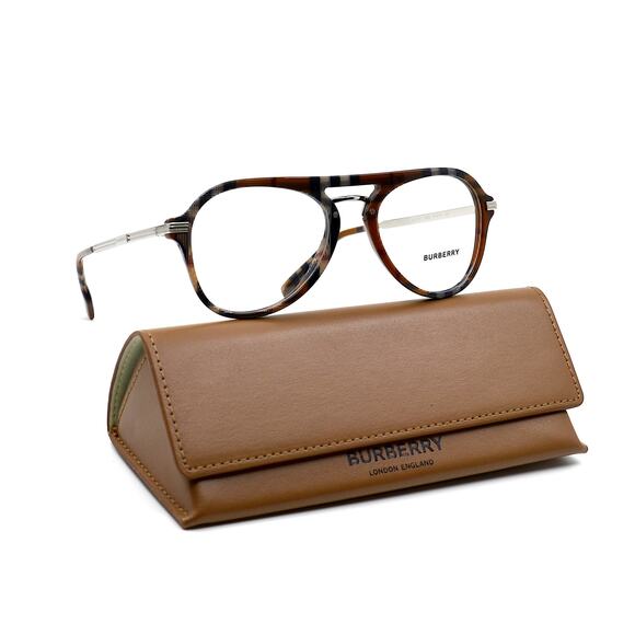 BURBERRY BAILEY BE2377 3966 CHECK BROWN AUTHENTIC MEN'S EYEGLASSES - Picture 1 of 12